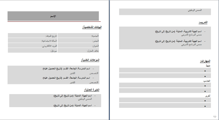 كيف اكتب سيرتي الذاتية - كيف اقدم علي عمل 10222