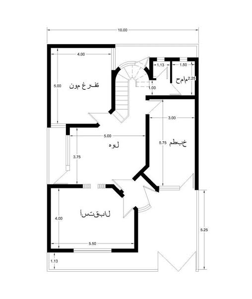 خرائط منازل صغيرة 150 متر - رسومات منازل 150 متر 10344 5