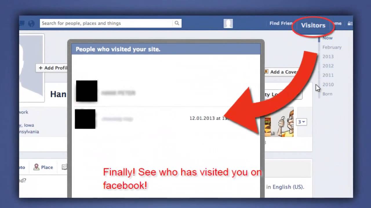 طريقة معرفة من زار بروفايلك في الفيس بوك كيف تعرف من يزور حسابك